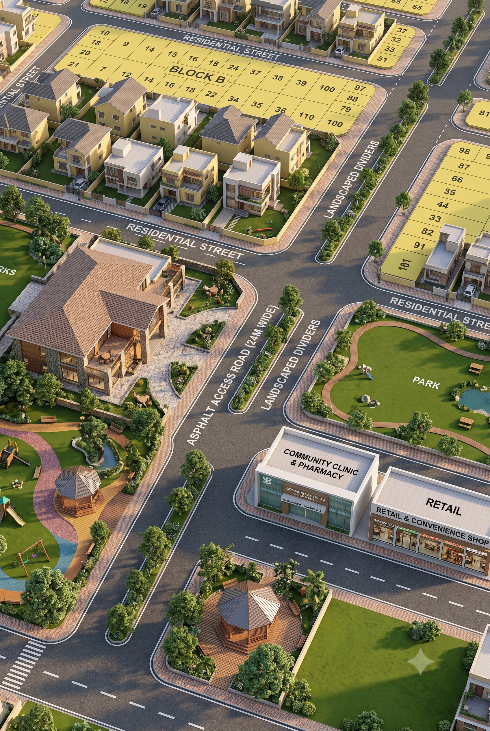 Township Master Layout Map